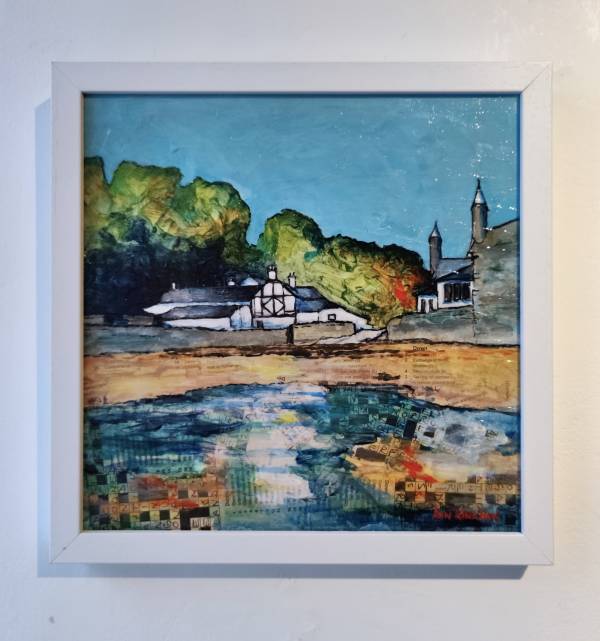 - a , Mixed Media, Painting by Ann Kinahan, measuring 28 x 28 cm (H x W) framed at 34 x 34 cm £115